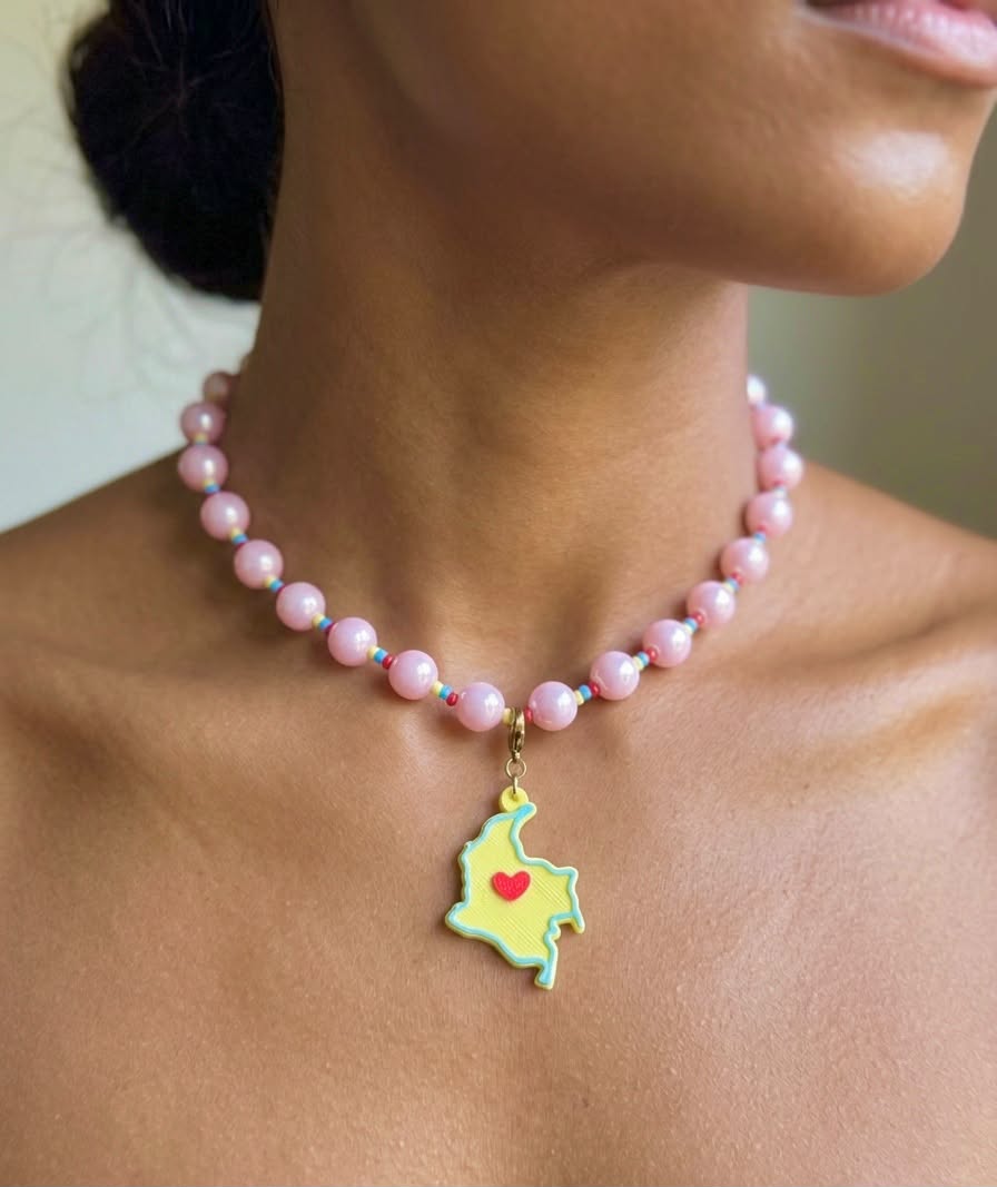 Collar Mapa de Colombia