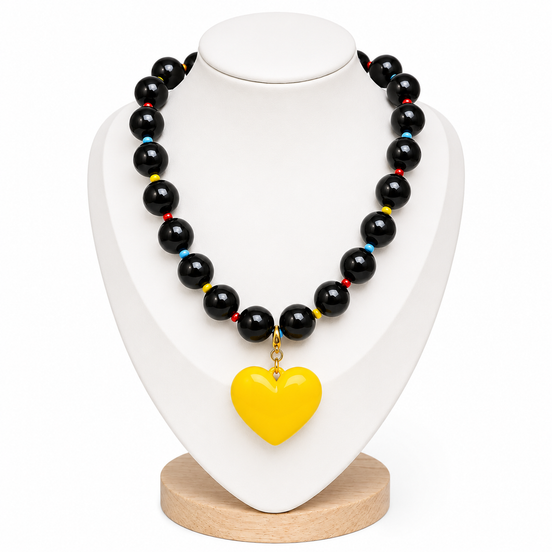 Collar Tricolor Corazon