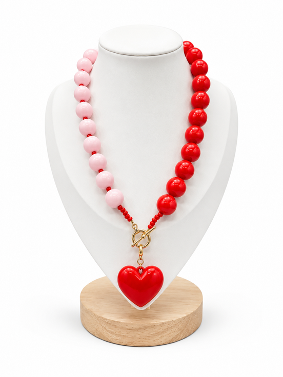 Collar Combinado Corazón