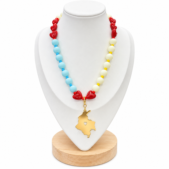 Collar Mapa de Colombia