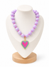 Collar Corazón Tejido