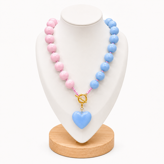 Collar Combinado Corazón