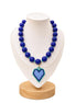 Collar Corazón Tejido