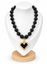 Collar Corazón Tejido